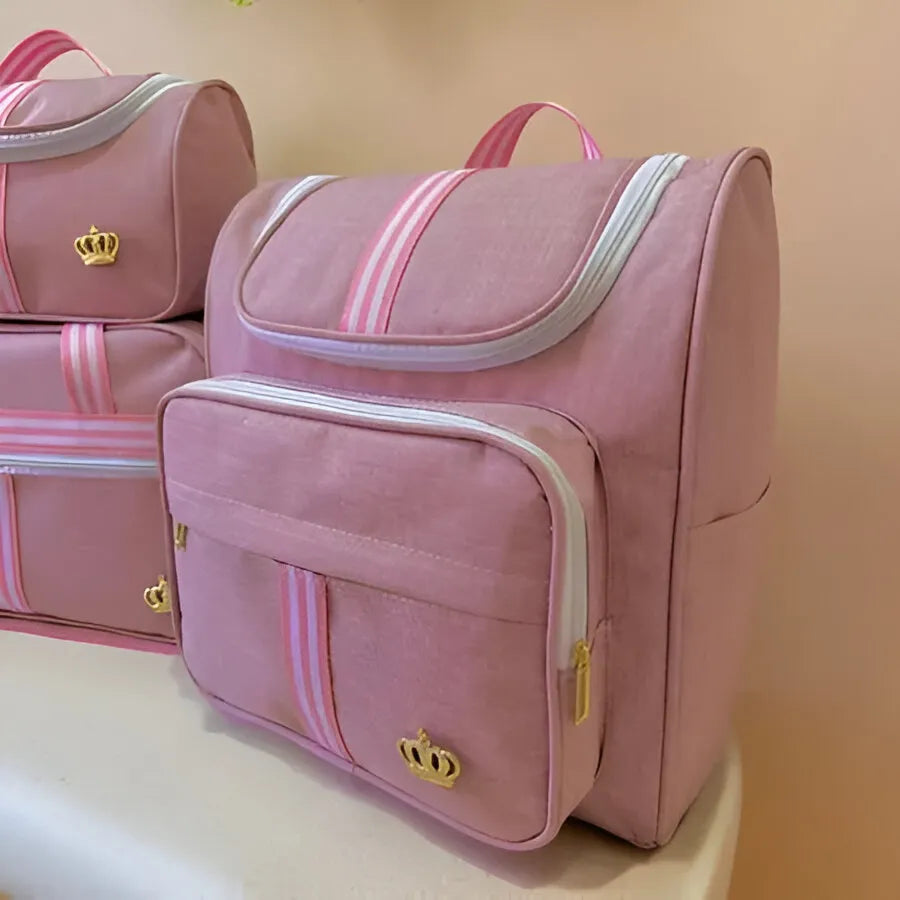 Kit Bolsas Maternidade Rosa