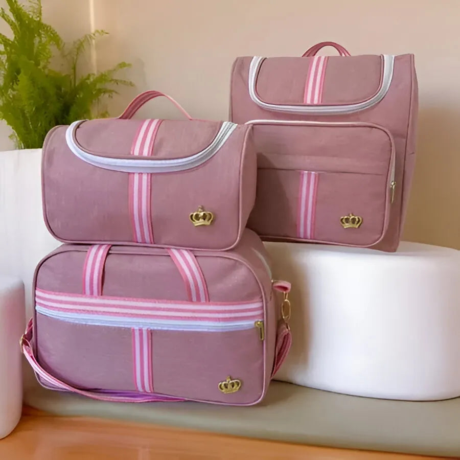 Kit Bolsas Maternidade Rosa