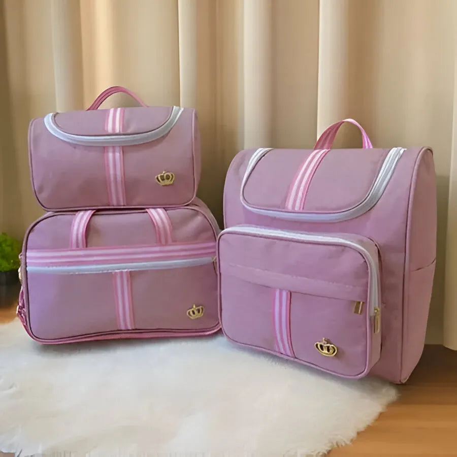 Kit Bolsas Maternidade Rosa