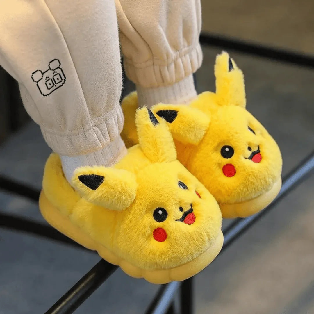 Pantufa Infantil Pikachu Amarela